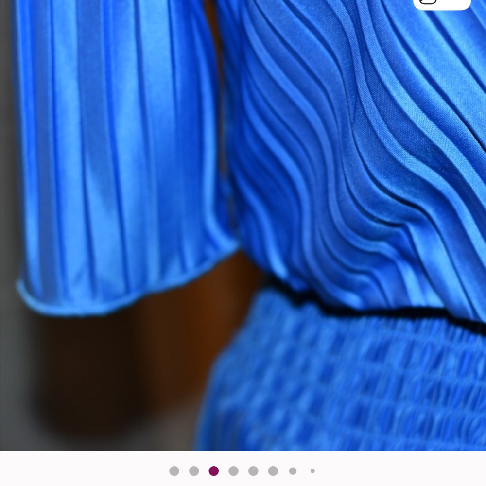 DKNY Women's Vibrant Blue Midi Dress - Picture 3 of 12